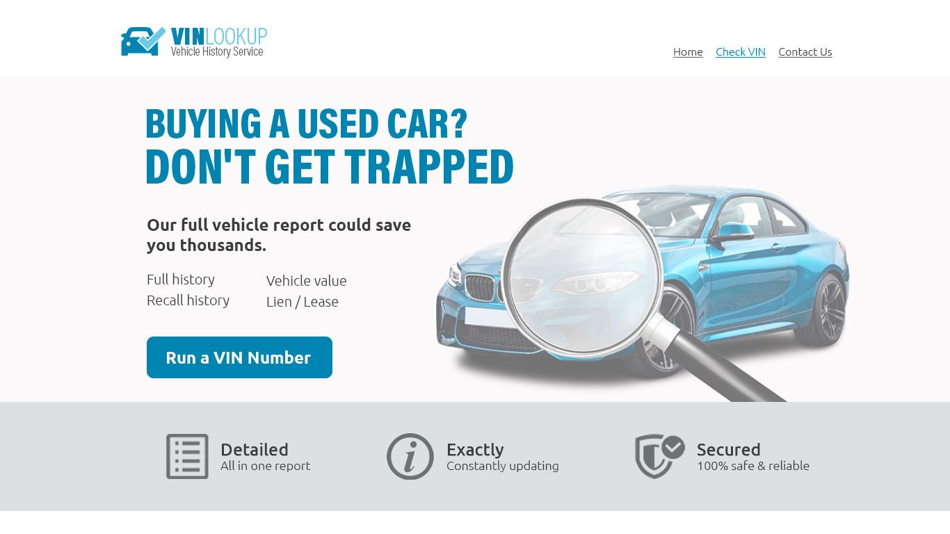 Vin Info Lookup Free 🔎 Jul 2022